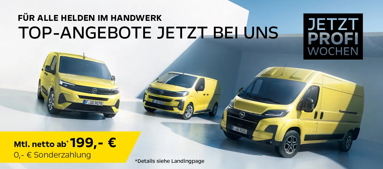Opel Jetzt Profi Wochen